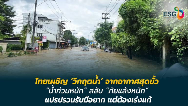 รวม 10 แนวคิดการจัดการน้ำที่ ‘ควรเริ่มและเร่ง’ ในยุคอากาศแปรปรวนสุดขั้ว