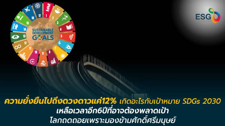 ผศ.ชล บุนนาค ชี้ทิศทาง SDGs หลังปี 2030 คืบหน้าต่ำ และหลายเรื่องต้องเพิ่มเพื่อความอยู่รอดมนุษยชาติ